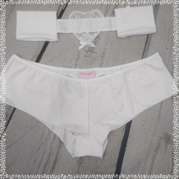 DREAMGIRL bridal bonds panty set - Picture 4 of 10